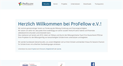 Desktop Screenshot of profellow.de